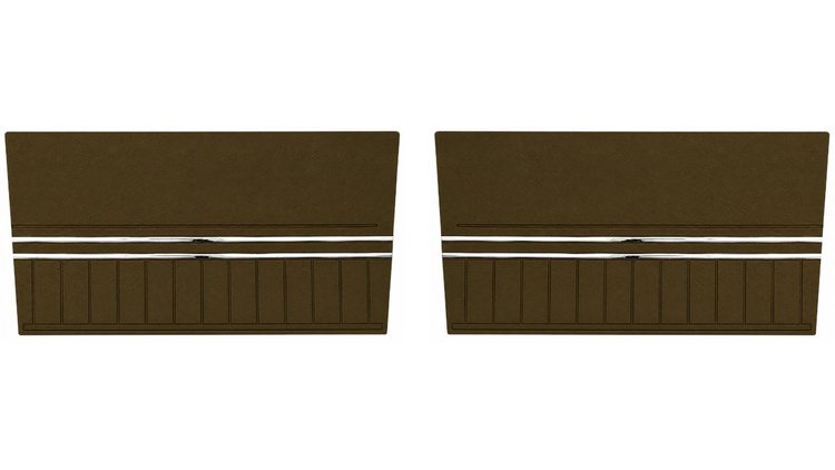Rear Standard Side Panel Set for 1971 Chevrolet Chevelle, Convertible [Saddle]