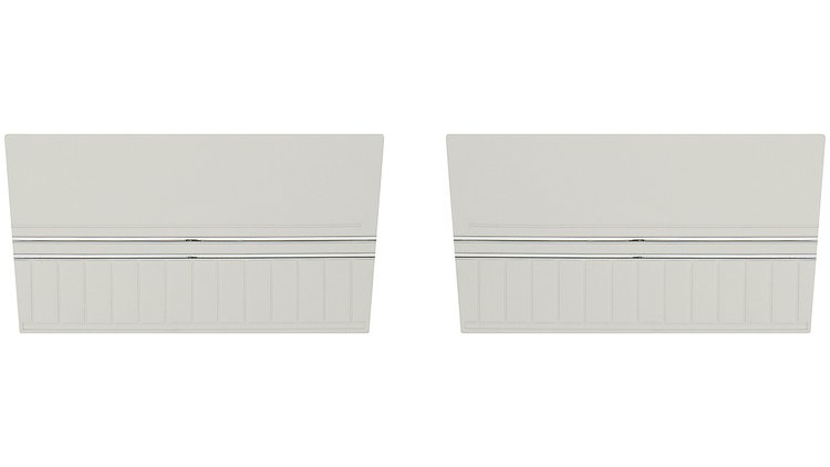 Rear Standard Side Panel Set for 1970-1972 Chevrolet Chevelle, Convertible [Bright White]