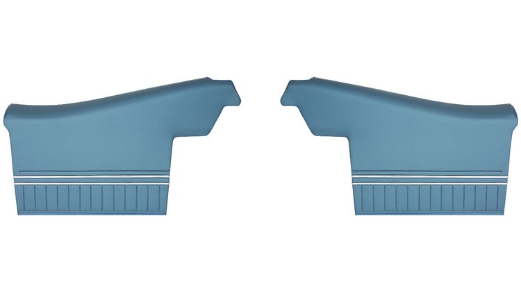 Rear Deluxe Side Panel Set for 1971 Chevrolet Chevelle, Convertible [Blue]