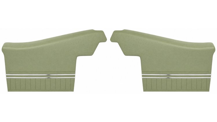 Rear Deluxe Side Panel Set for 1972 Chevrolet Chevelle, Convertible [Covert]