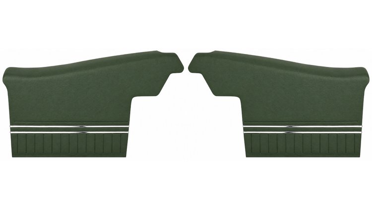 Rear Deluxe Side Panel Set for 1971 Chevrolet Chevelle, Convertible [Jade]