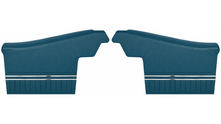 Rear Deluxe Side Panel Set for 1970 Chevrolet Chevelle, Convertible [Medium Blue]