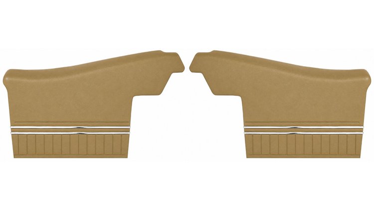 Rear Deluxe Side Panel Set for 1970 Chevrolet Chevelle, Convertible [Saddle]