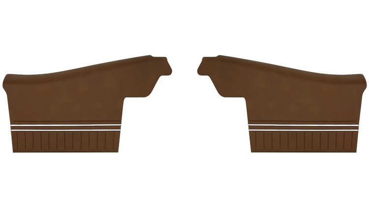 Rear Deluxe Side Panel Set for 1971 Chevrolet Chevelle, Convertible [Saddle]