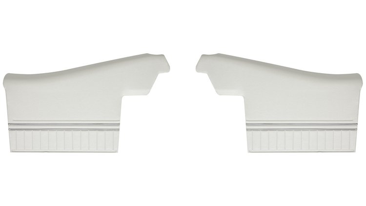 Rear Deluxe Side Panel Set for 1972 Chevrolet Chevelle, Convertible [White]