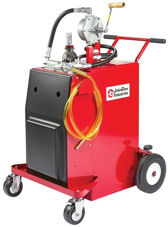 30-Gallon Steel Fuel Transfer Tank with Two-Way Rotary Pump [UL Listed]