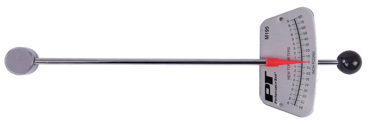 1/4 in.Drive Inch Pound Beam Torque Wrench [0-80 in/lb & 0-9 Newton Meters ]