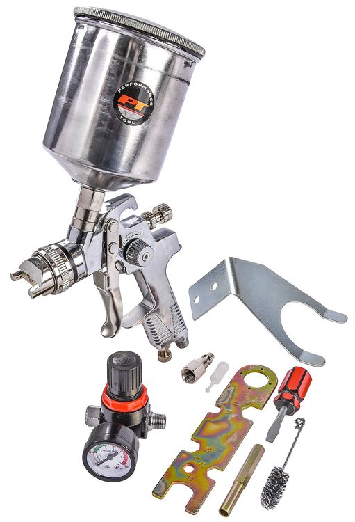 Paint Spray Gun [1.50 mm Spray Head & Needle, 700 cc Gravity Feed Cup]