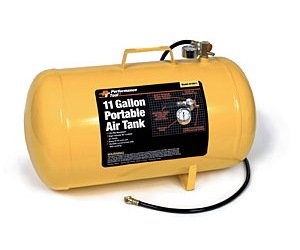 Portable Air Tank 11 Gallon Capacity 125 PSI Maximum
