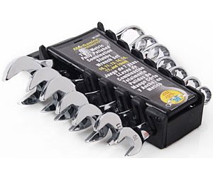 7-Piece Stubby Wrench Set Metric