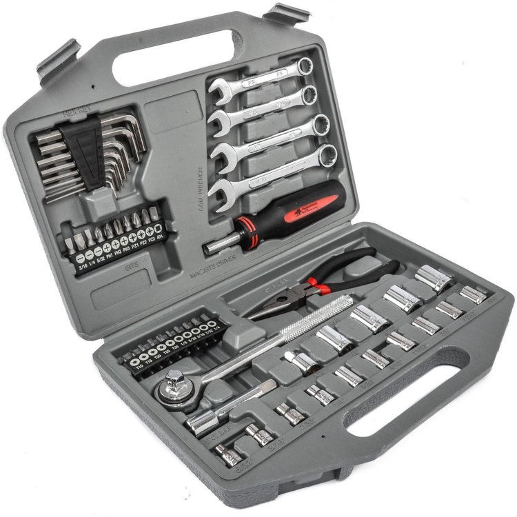 55-Piece Mechanics Tool Kit