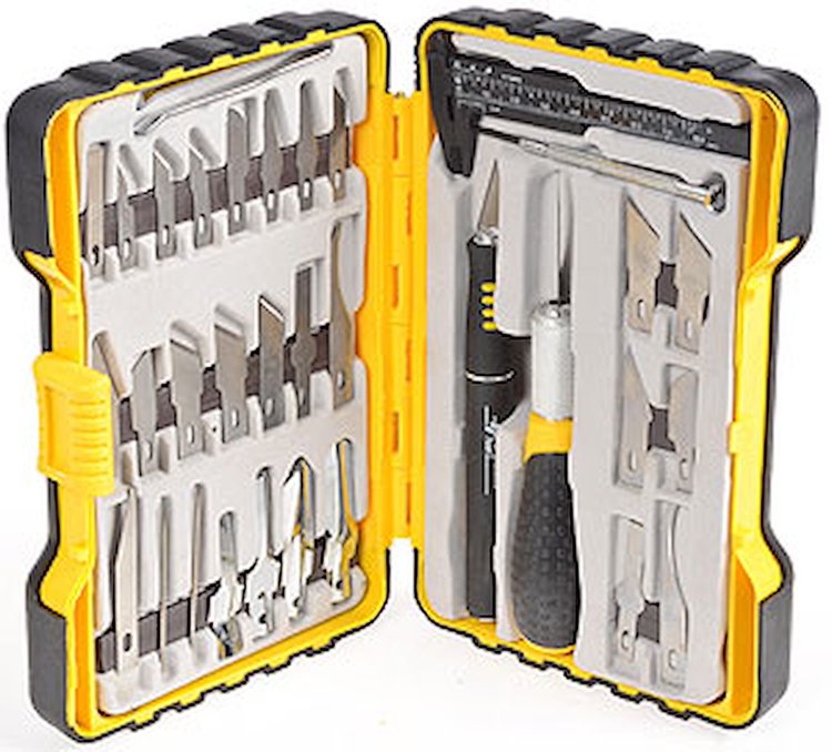 36-Piece Hobby Knife Set Ideal for cutting and trimming gaskets