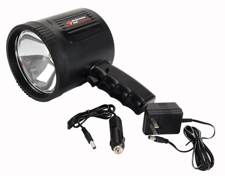 12-Volt DC Rechargeable Halogen Spotlight with 1 Million Candle Power