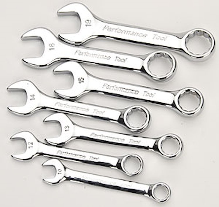 Stubby Wrench Set Metric