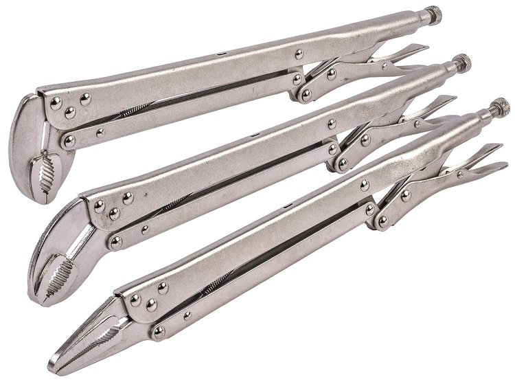 Long Reach Locking Pliers [3-Piece]