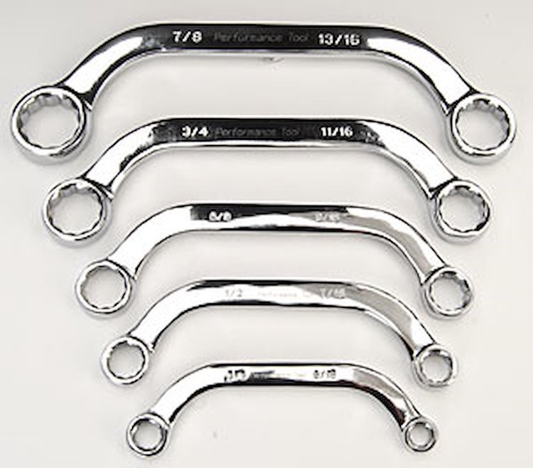 5-Piece Half Moon Wrench Set SAE