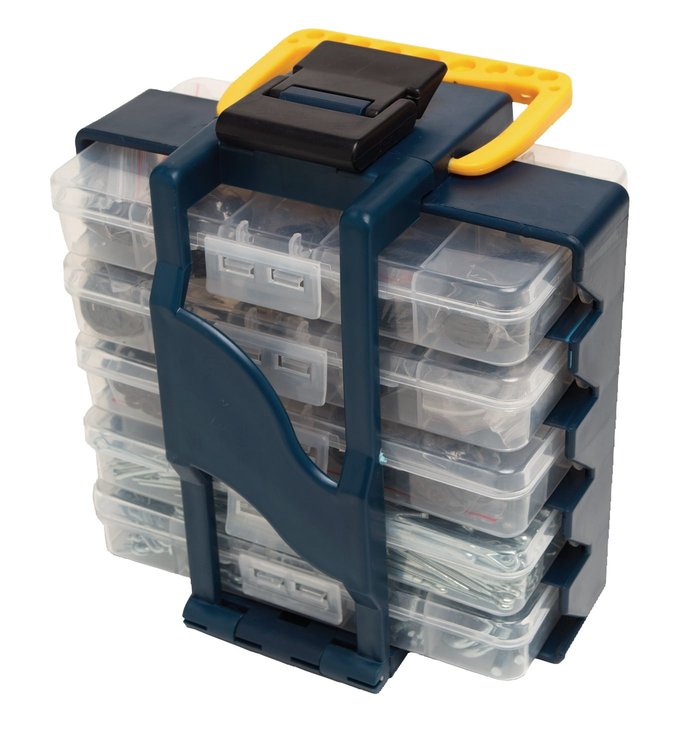 Organizer Tote With Hardware Assortments