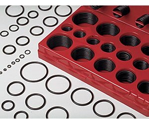Rubber O-Ring Assortment (407 Pieces, SAE)