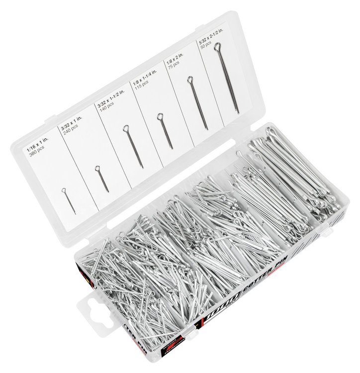 1000 Piece Cotter Pin Assortment
