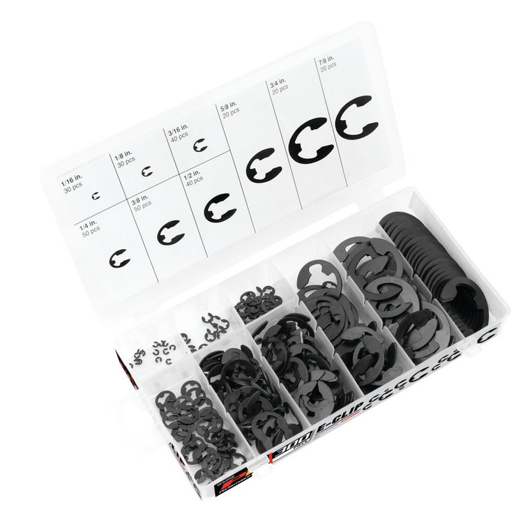 300-Piece E-Clip Assortment