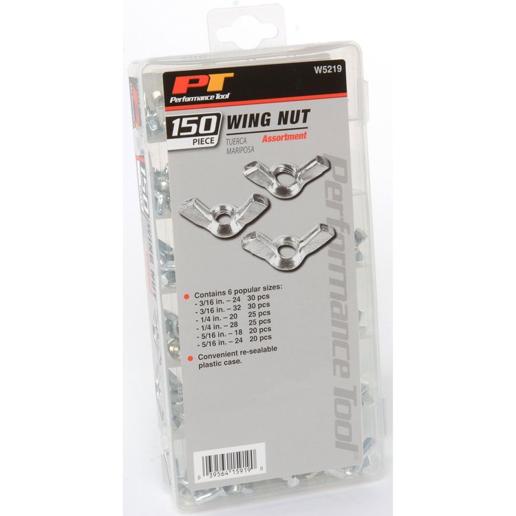 150-Piece Wing Nut Assortment