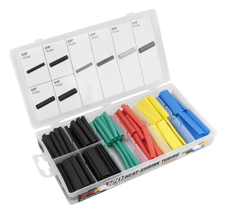 120 Piece Heat-Shrink Tubing Set