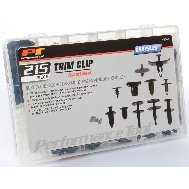 Chrysler Trim Clip Assortment 215 Pieces