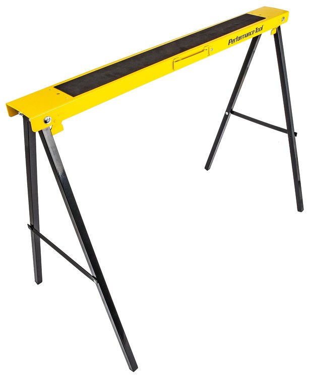 Folding Metal Sawhorse [250 lb. Capacity]