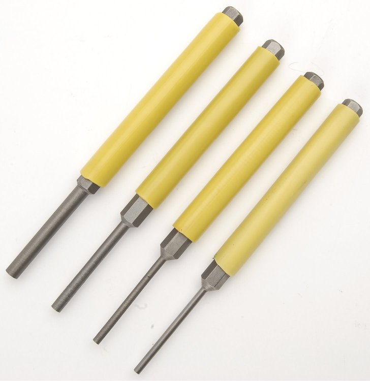 4-Piece Punch Set Steel
