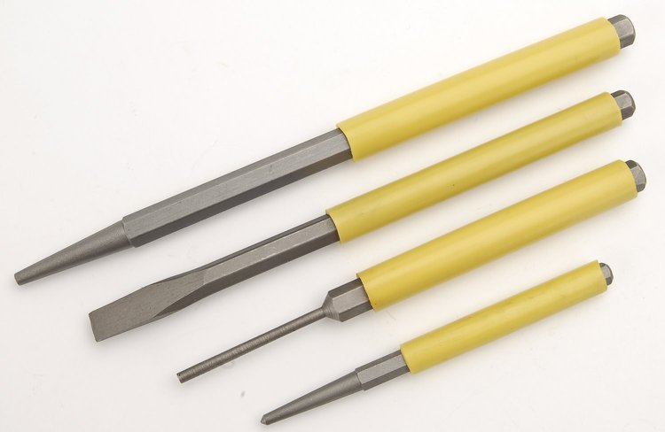 4-Piece Punch and Chisel Set Steel