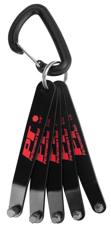 Low Profile Hex Key Set [5-Piece, SAE]