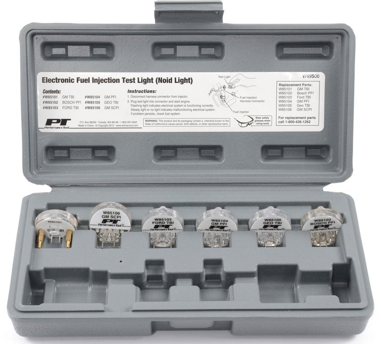 6-Piece Noid Light Test Kit for GM, Bosch, Ford, and Geo