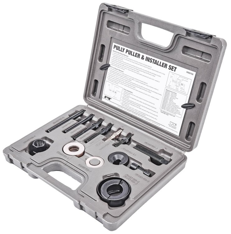 Pulley Puller/Installer Set for Alternator & Power Steering Pump Pulleys