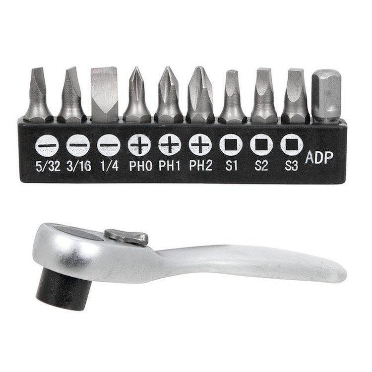 Mini Ratchet With Bits [1/4 in. Drive]