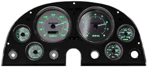 Direct-Fit 3D Analog Dash Panel for 1963-1967 Chevy Corvette - Green LED Numbers