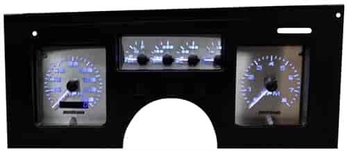 Direct-Fit 3D Analog Dash Panel for 1984-1989 Chevy Corvette - Blue LED Numbers