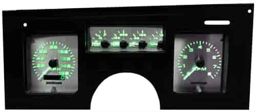 Direct-Fit 3D Analog Dash Panel for 1984-1989 Chevy Corvette - Green LED Numbers