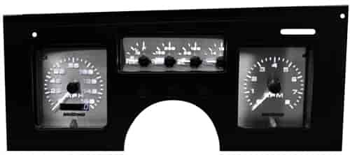 Direct-Fit 3D Analog Dash Panel for 1984-1989 Chevy Corvette - White LED Numbers