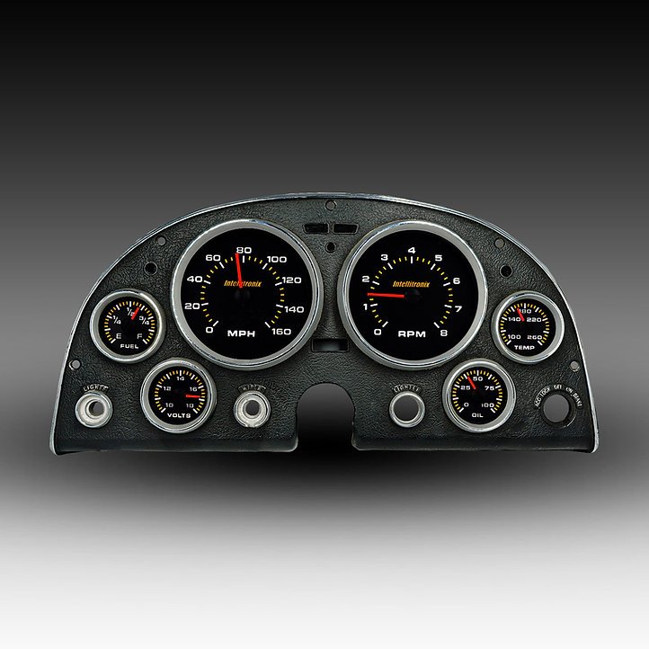 AP2000-S9020 Analog Gauge Panel w/GPS Sending Unit for 1963-1967 Chevy Corvette