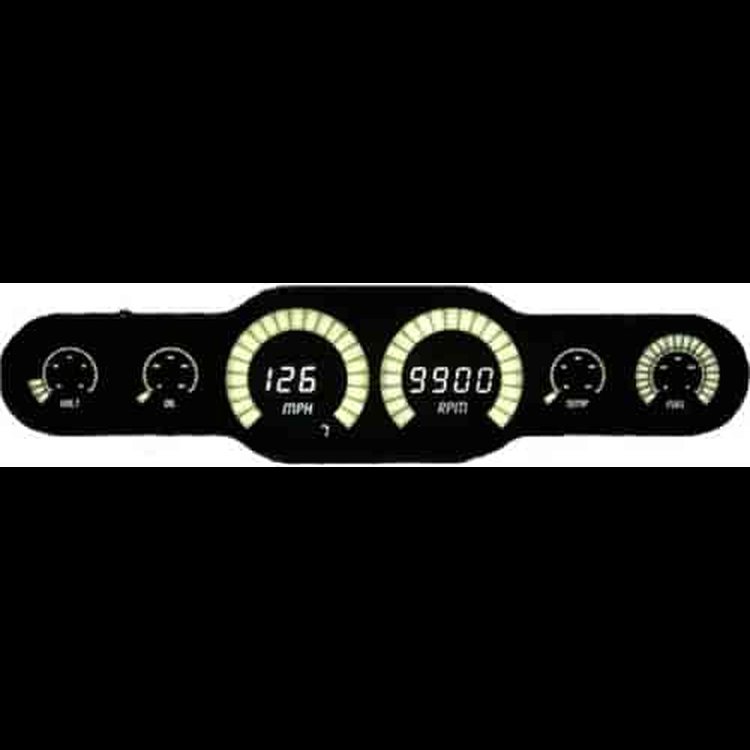 LED 6-Gauge Universal Analog Bar Graph Panel