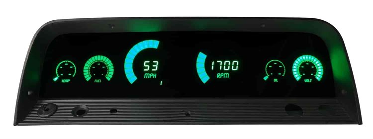 LED Digital Bargraph Dash Panel 1964-1966 Chevy Truck