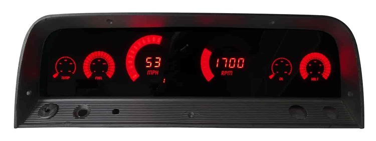 LED Digital Bargraph Dash Panel 1964-1966 Chevy Truck