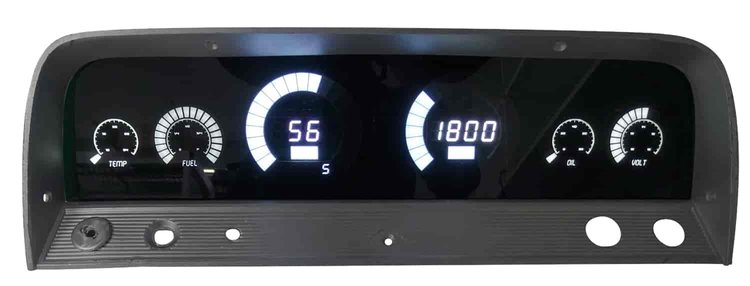 LED Digital Bargraph Dash Panel 1964-1966 Chevy Truck