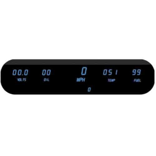 Five Gauge Universal LED Digital Panel Universal