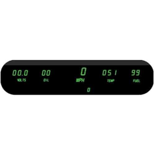 Five Gauge Universal LED Digital Panel Universal