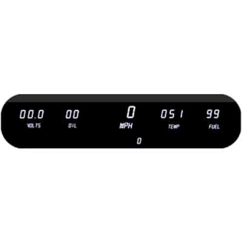 Five Gauge Universal LED Digital Panel Universal