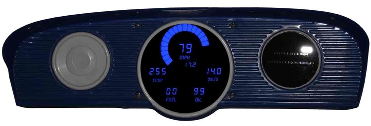 LED Digital Dash Panel Kit 1961-1966 Ford Truck - Blue