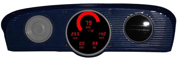 LED Digital Dash Panel Kit 1961-1966 Ford Truck - Red