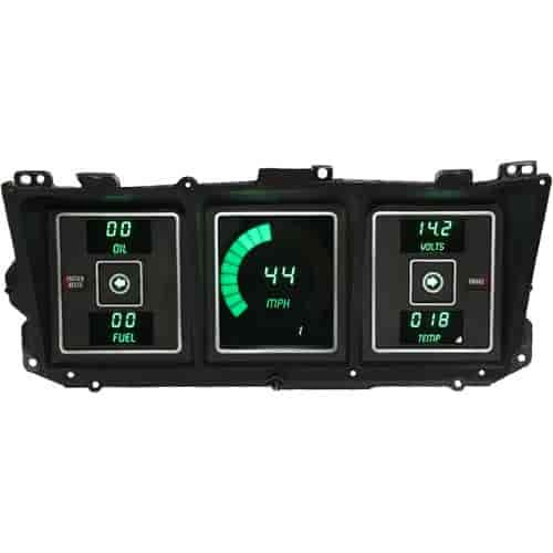 LED Digital Dash Kit 1973-1979 Ford Truck - Green