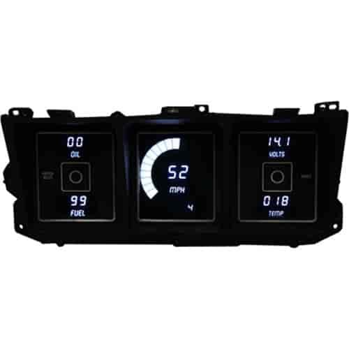 LED Digital Dash Kit 1973-1979 Ford Truck - White